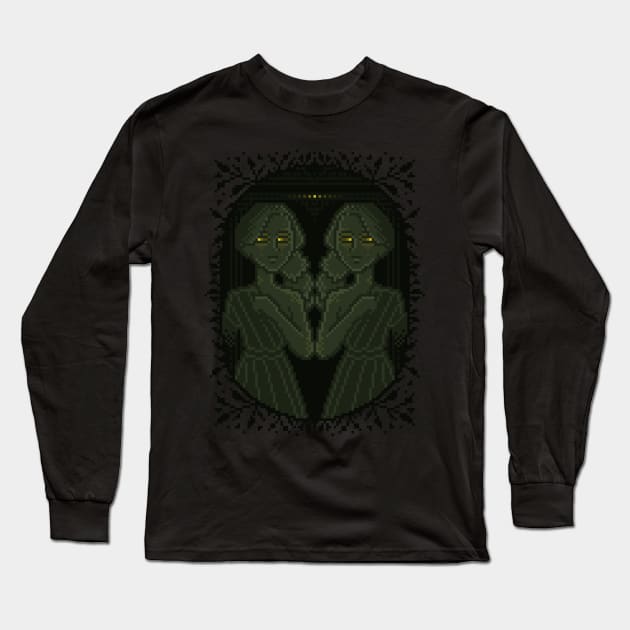 Dark ladies Long Sleeve T-Shirt by maryallen138